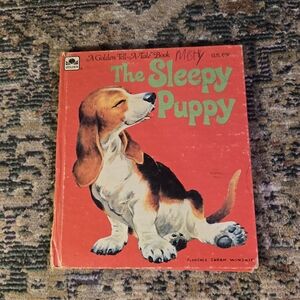 The Sleepy Puppy (A Golden Tell-A-Tale Book)